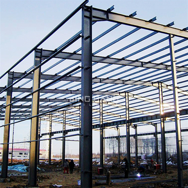 Q235 Q355 Metal Frame Galvanized Industrial Prefab Design Prefabricated Workshop/Warehouse Steel Structure with Painted Sandwich Panel