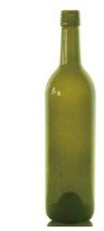 500ml 750 Ml 1000 Ml Dark Green Glass Olive Oil Bottle with Screw Aluminum Cap