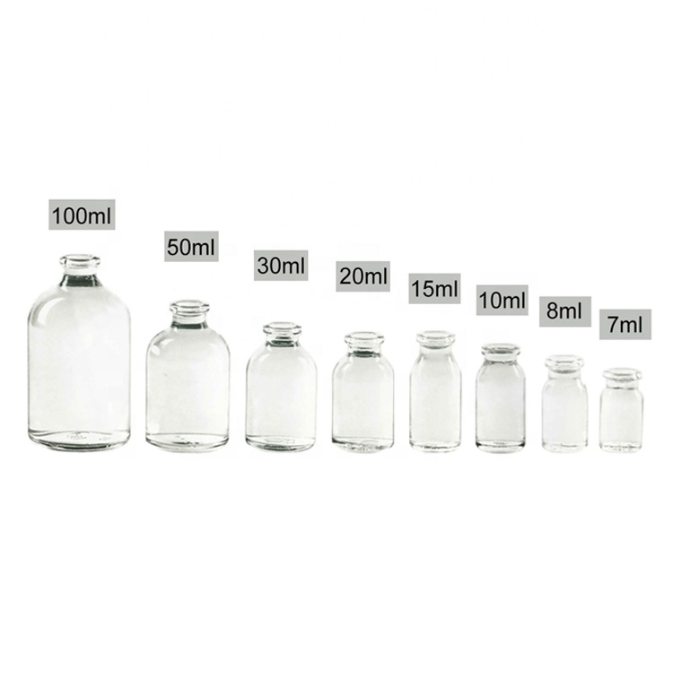 Vial Medicine 80ml Soft Tube Glass Medical Bottle