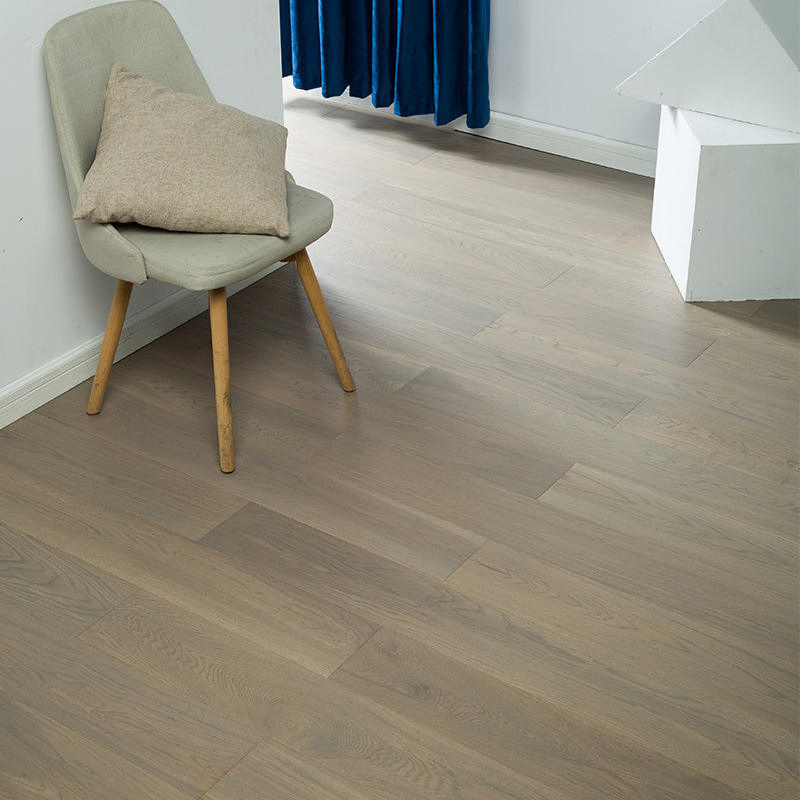 15mm Bedroom Living Room Home Floor Heating Lock Oak New Three Layer Parquet Engineered Wood Flooring