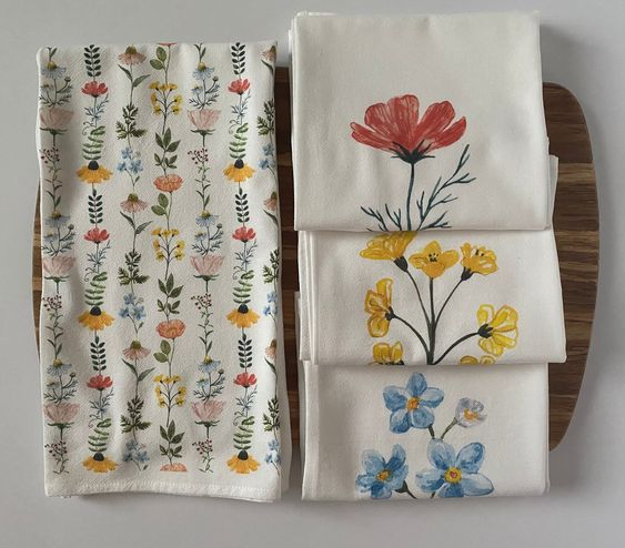 Wholesale Factory 100 Cotton Digital / Full Printing Kitchen Tea Towel for Cleaning
