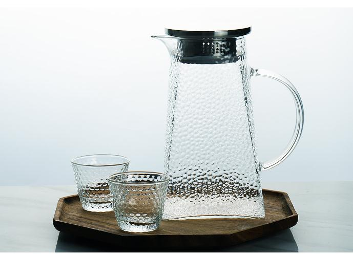 Water Milk Juice Jar Tea Pot High Borosilicate Glass Kettle