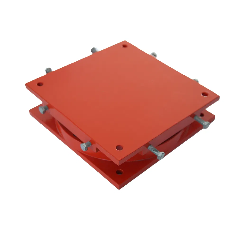 Vibration Isolating PTFE Plate Basin Bearing Pad, Spherical Rubber Bearing for Bridge