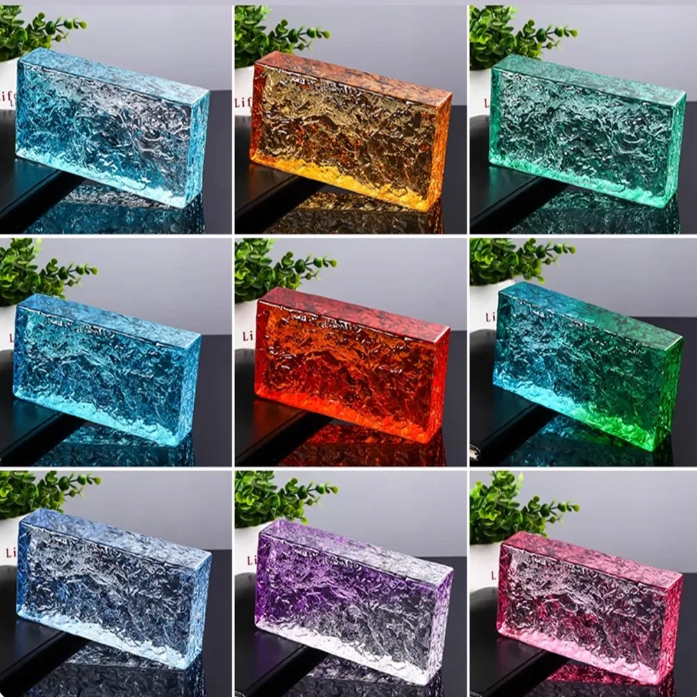 Premium Crystal Glass Brick for Elegant Home Decor and Design/Transparent Solid Glass Brick