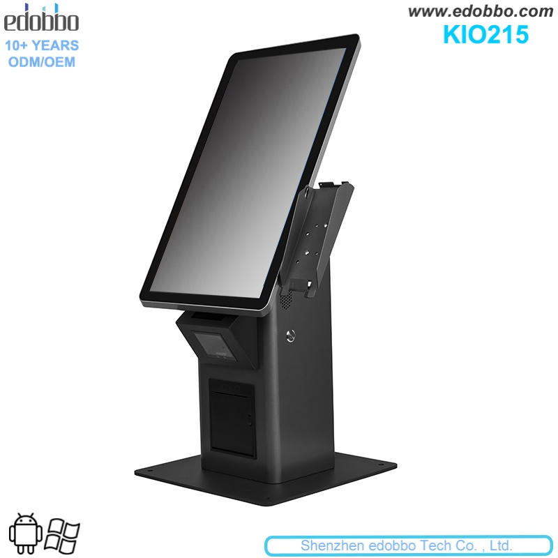 POS 21.5-Inch High-Definition Touch-Screen Payment Kiosk Self-Service Ordering Cash Register