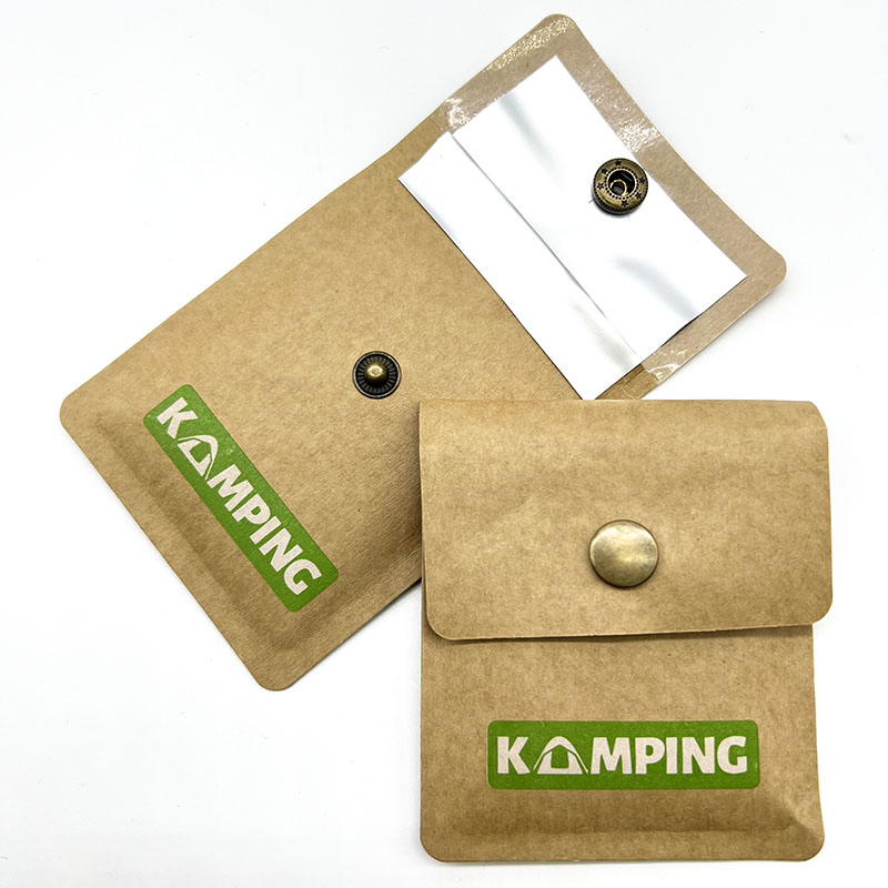 Wholesale Custom Logo Ash Tray Bag Portable Recyclable Travel Carry Aluminium Foil EVA Cigarette Pocket Ashtray Bag