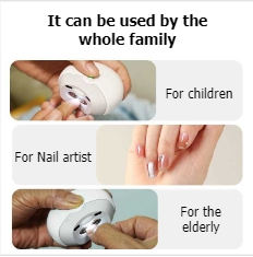 2025 Seemagic UFO Automatic Nail Trimmerelectric Nail Cutterrechargeable Nail Clipper Safe Nail Grooming Toolportable Nail Care Deviceled Light