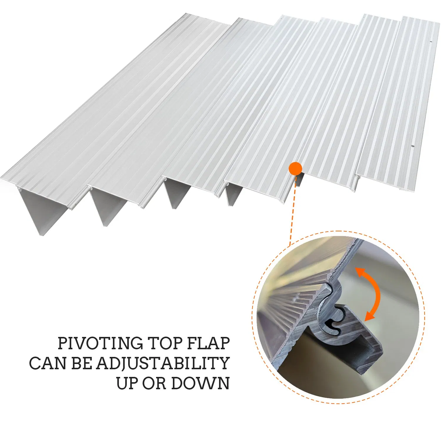 Алюминиевый пороговый пандус для инвалидных колясок