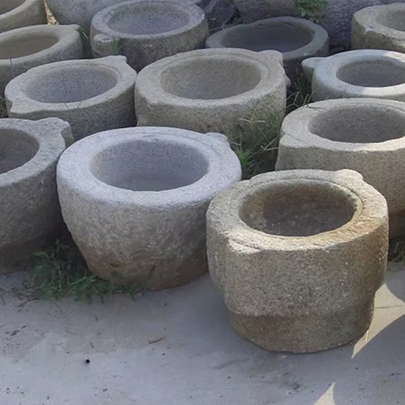 Chinese Granite Planter for Outdoor Decor