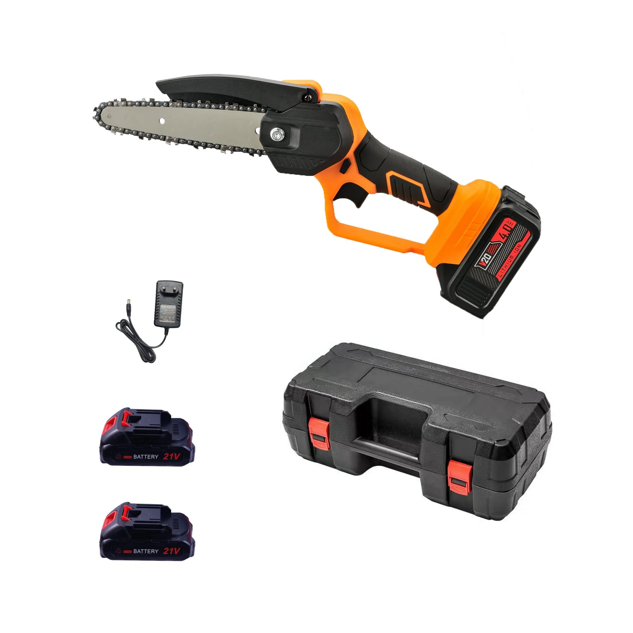 Cordless 6inch Chainsaw Battery Saw with Extra Chain Saws for Garden Tool
