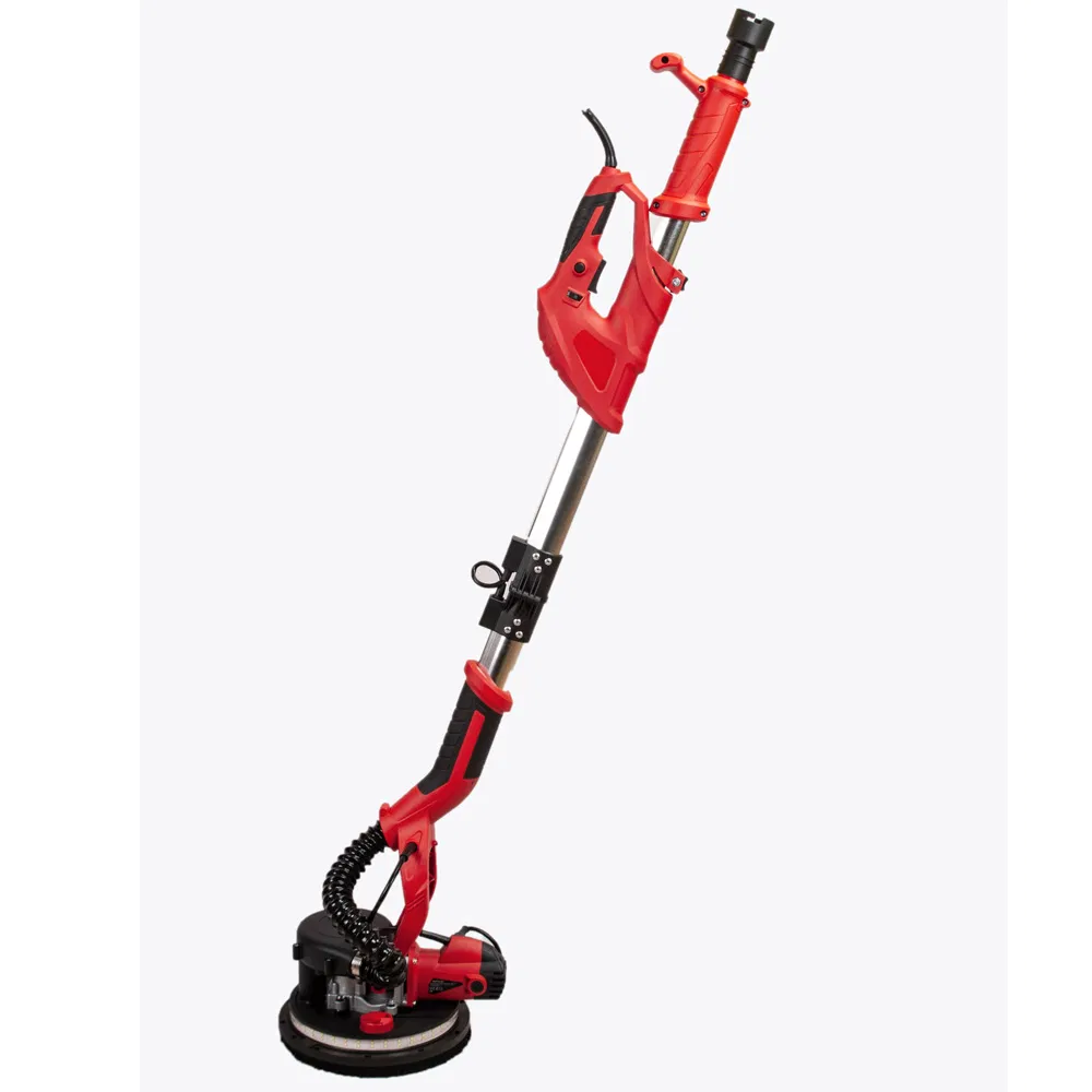 750W Concrete Wall Sanding Long Handle Giraffe Drywall Sander with LED Vacuum