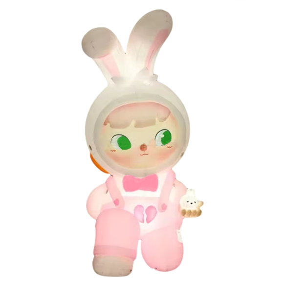 Inflatable Giant Cartoon Rabbit for Outdoor Fun and Play