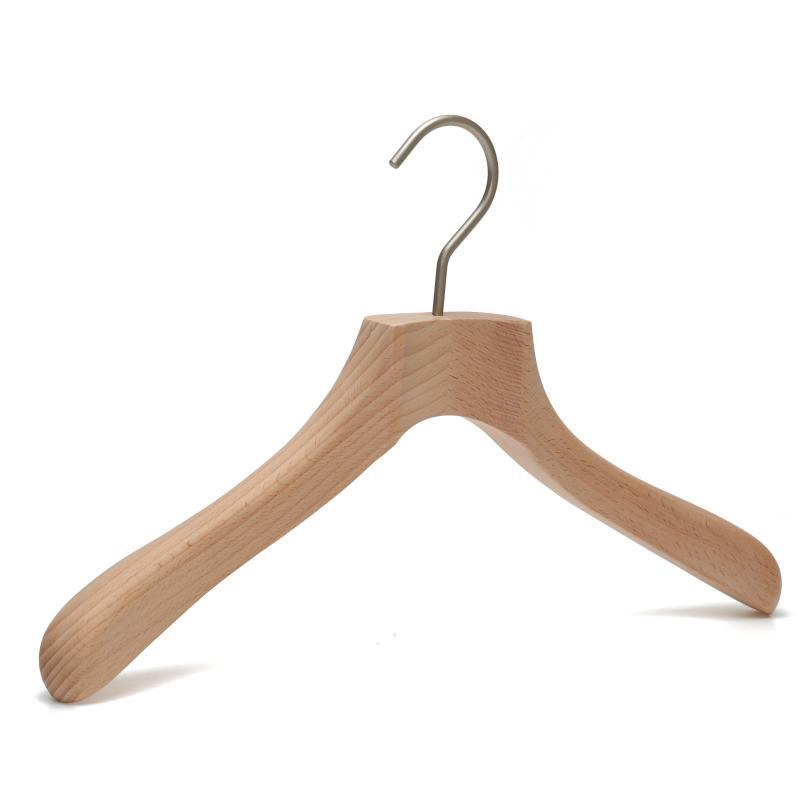 Customized Wooden Hanger for Clothes with Logo for Luxury Wardrobe Organization