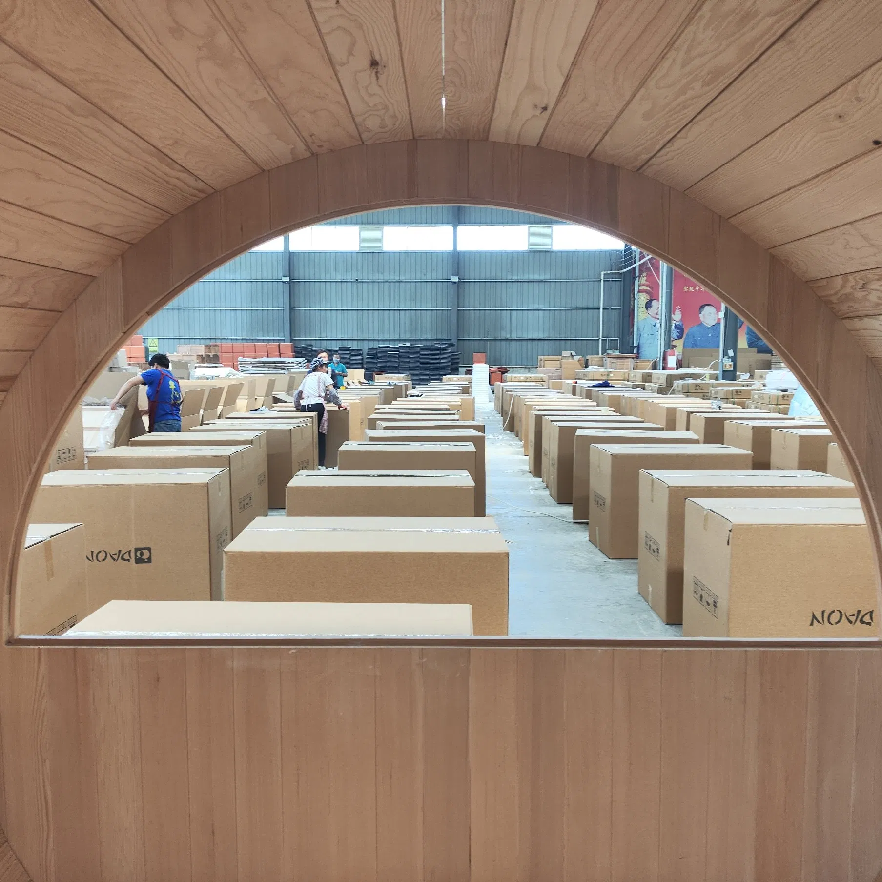 Factory Direct Traditional Outdoor Steam Sauna Barrel Sauna