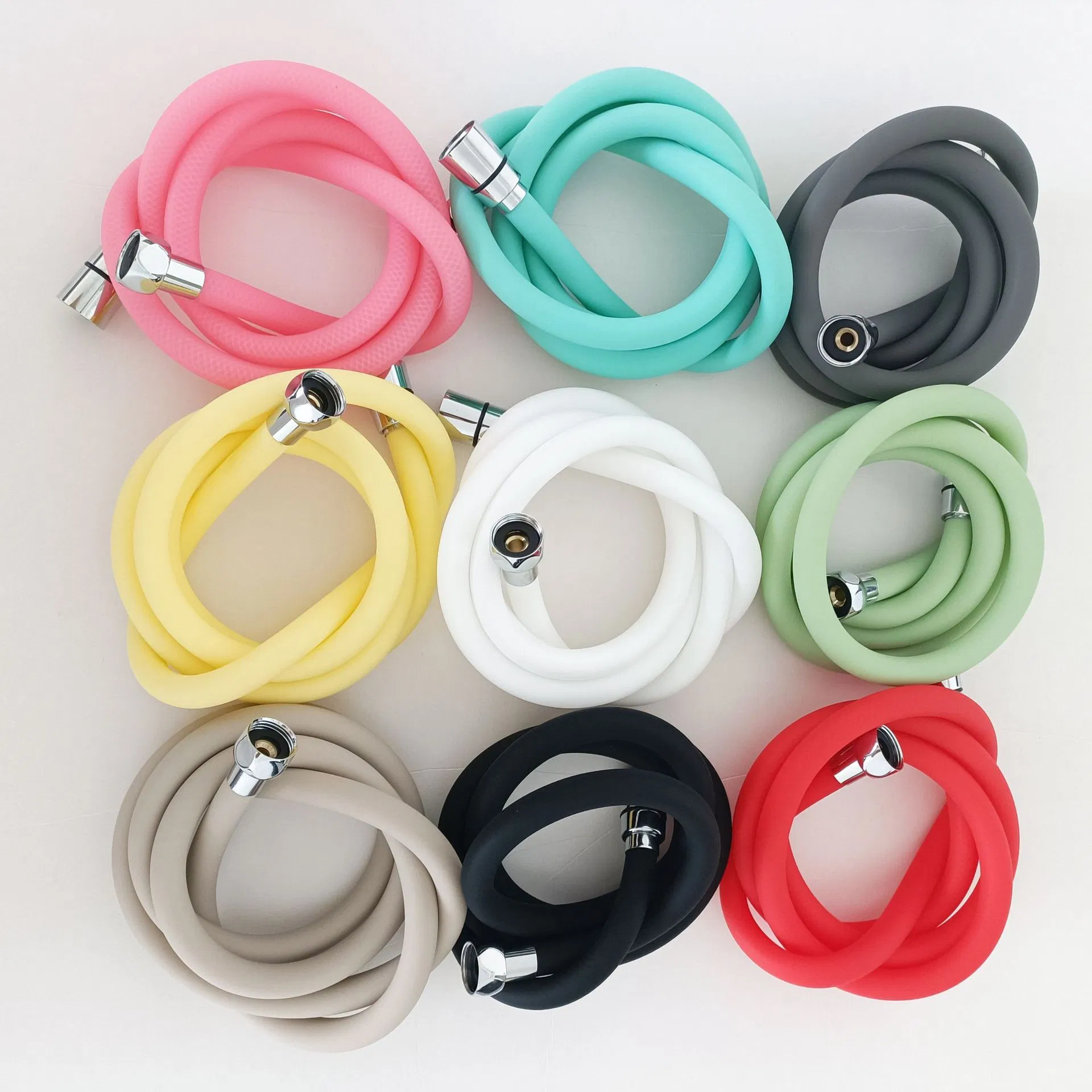 Silicone Shower Hose 1.5m Shower Hose for Bathroom, Flexible, Soft, Anti Broken in Hot Water Using