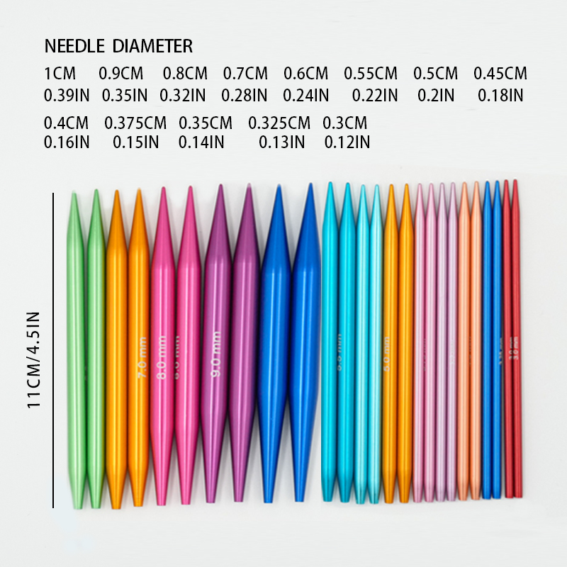 Aluminum Interchargable Circular Needles Sets