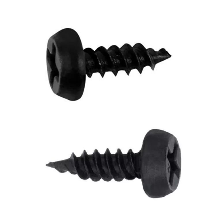 Phillips Pan Head Framing Screws Sharp Point Black Phosphate Sheet Metal Screws