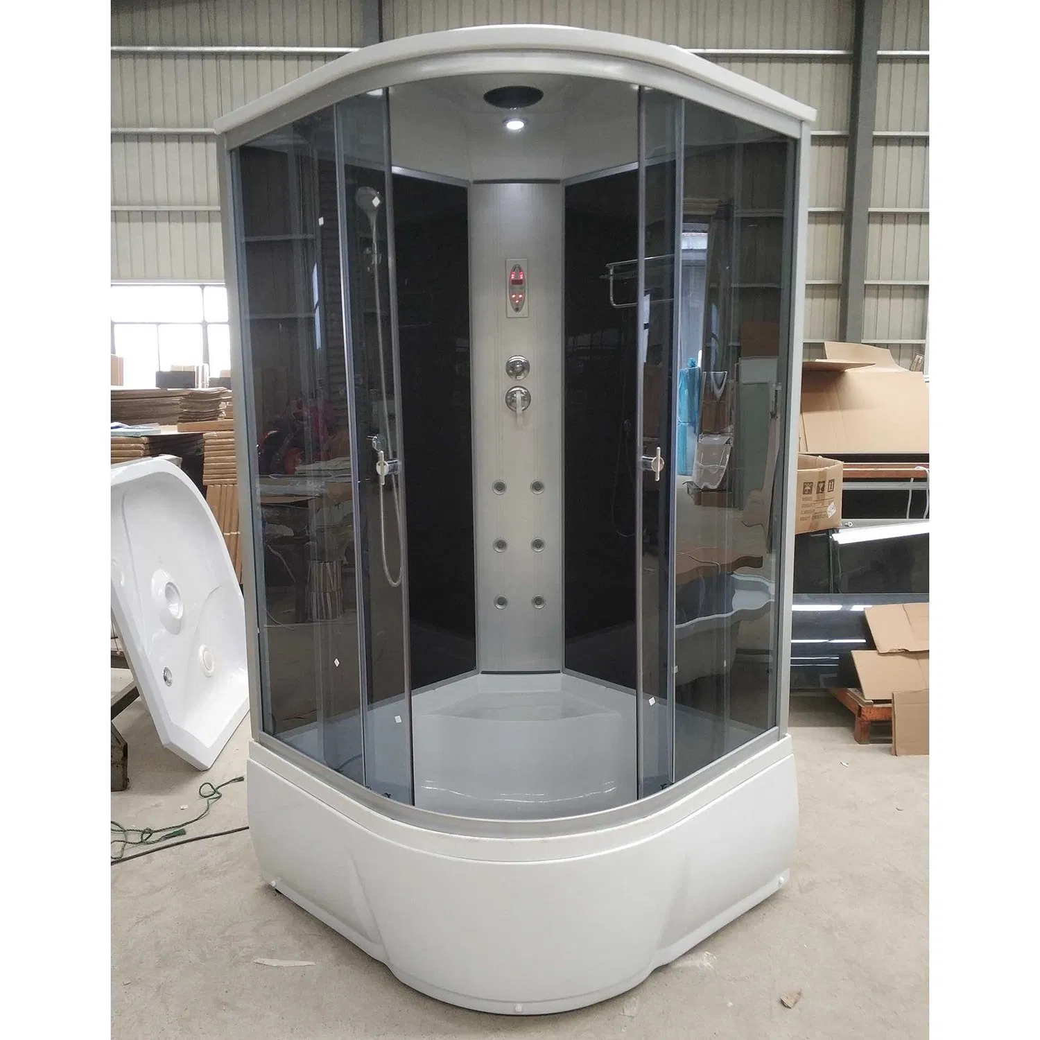 Luxury Enclosed Bath Steam Shower Cabins, Wet Sauna Steam Shower Rooms Combination for Indoor Bathroom