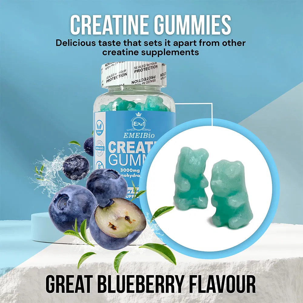 Own-Brand Creatine Energy Supplement Shilajit Sports Collagen Gummies Increase Energy Creatine Monohydrate Gummy