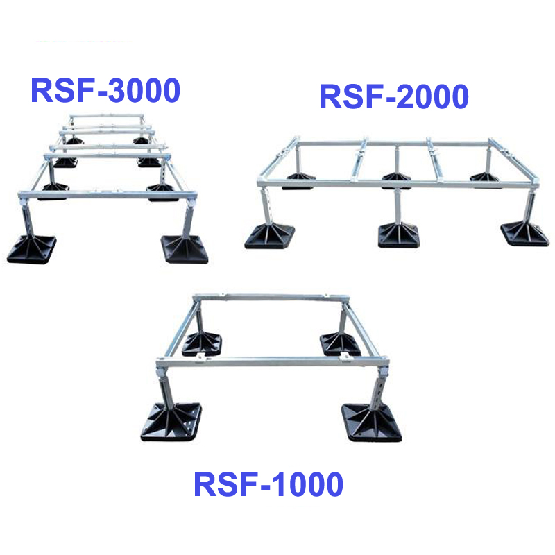 Rooftop Support Split Adjustable Air Conditioning Stand for Heat Pump