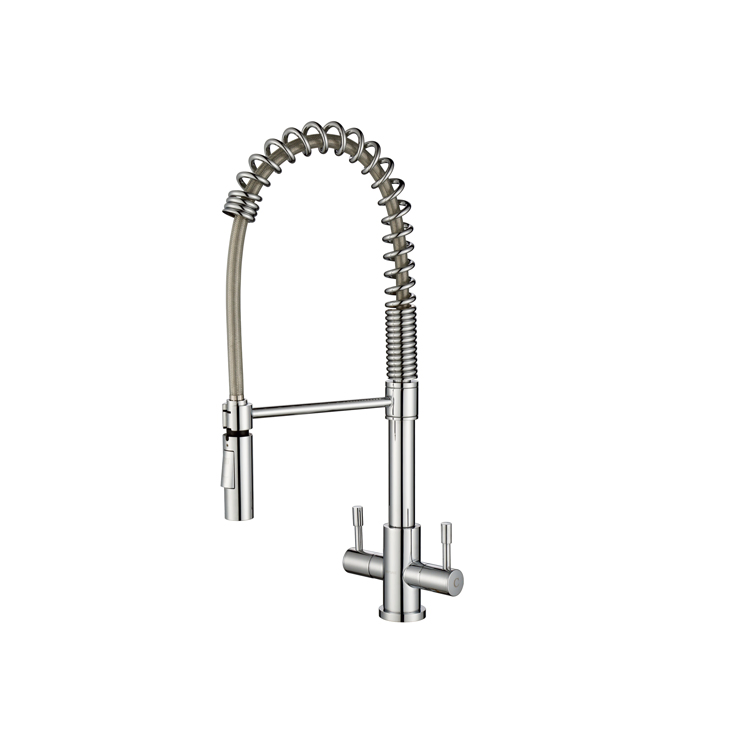 High Arc Polished Chrome Basin Faucet Function Kitchen Mixer