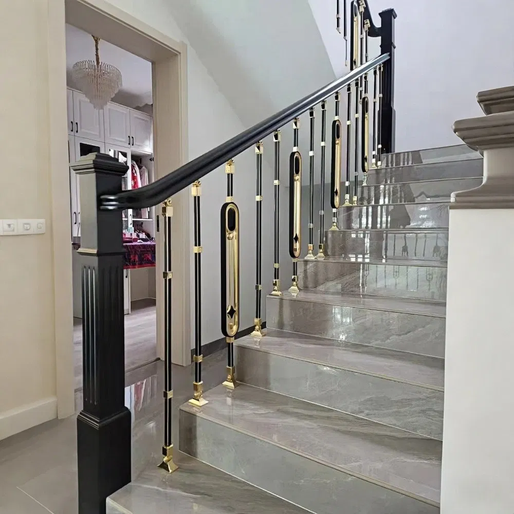 Sleek Modern Aluminium U Channel Handrail for Balcony Pool Decoration