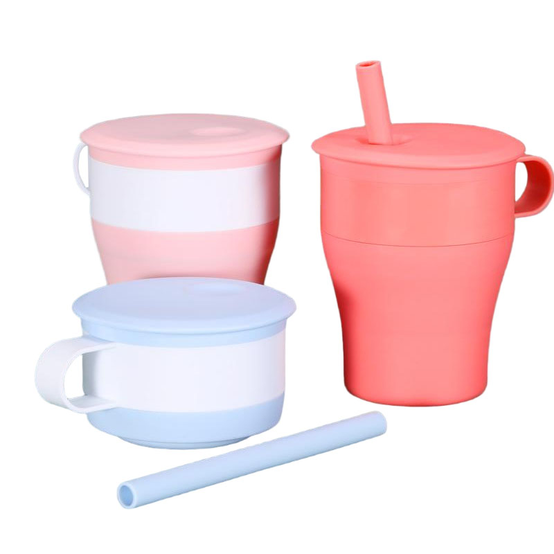 Складная силиконовая кружка для путешествий, 16 oz