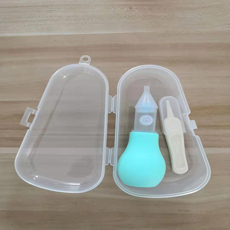 New Nasal Aspirator Food Grade Silicone Infant Nose Cleaner Neonatal Care