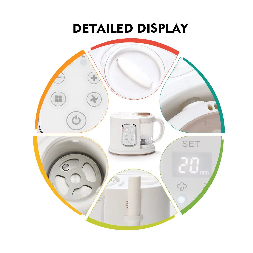 Made & Store-Bought Baby Foods Baby Food Processor with Bottle Warmer for Home