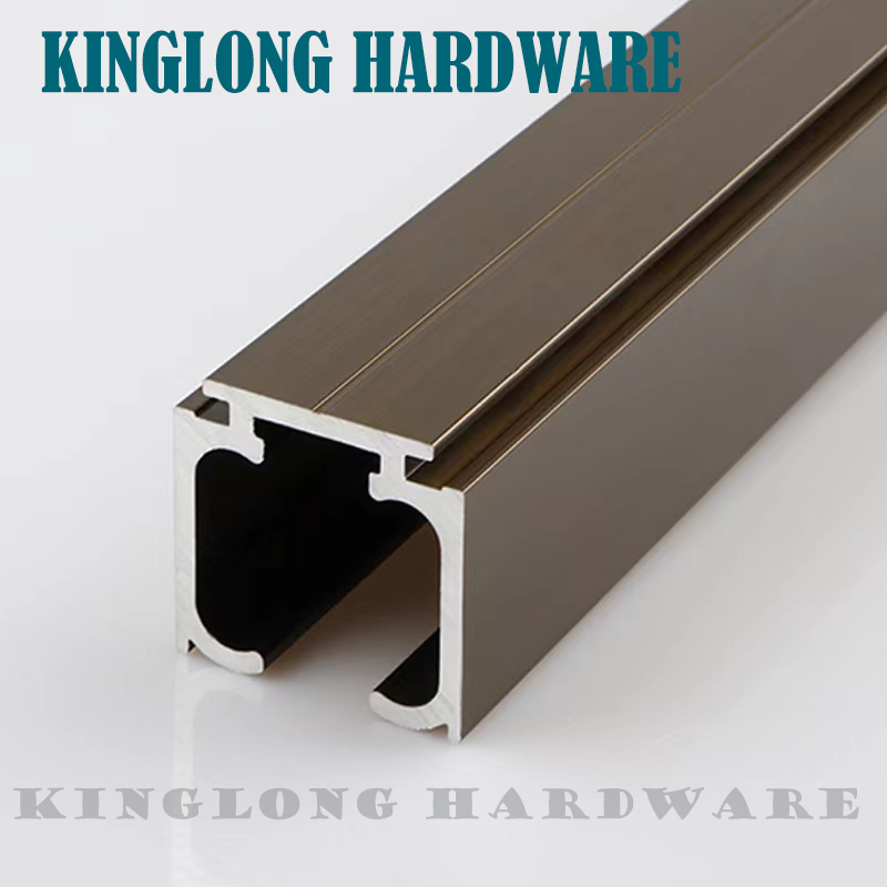 High Quaity Door & Window Hardware Hanging Wheel Roller Aluminum Profile Hanging Sliding Gate Track Guide Rail