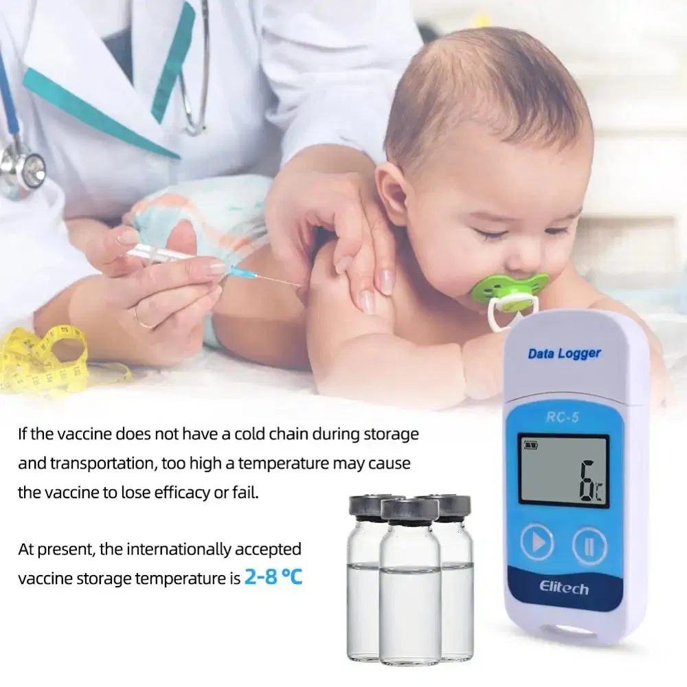 RC-5 Mini Cold Storage Temperature Recorder with PVC Casing