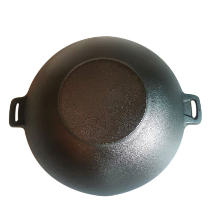 Чугунный вок Cookwin 30 см с крышкой