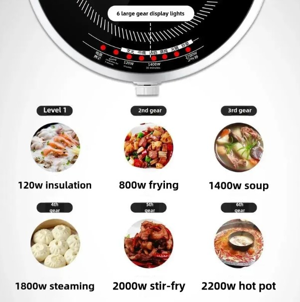 Convenient Touchpad Infrared Induction Cooker with Temperature Adjustment Features