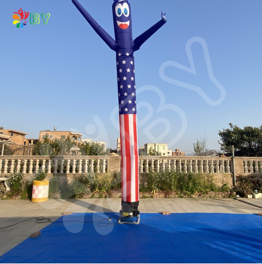 Popular Different Colors 20FT High Advertising Inflatable Sky Air Dancers From China Factory