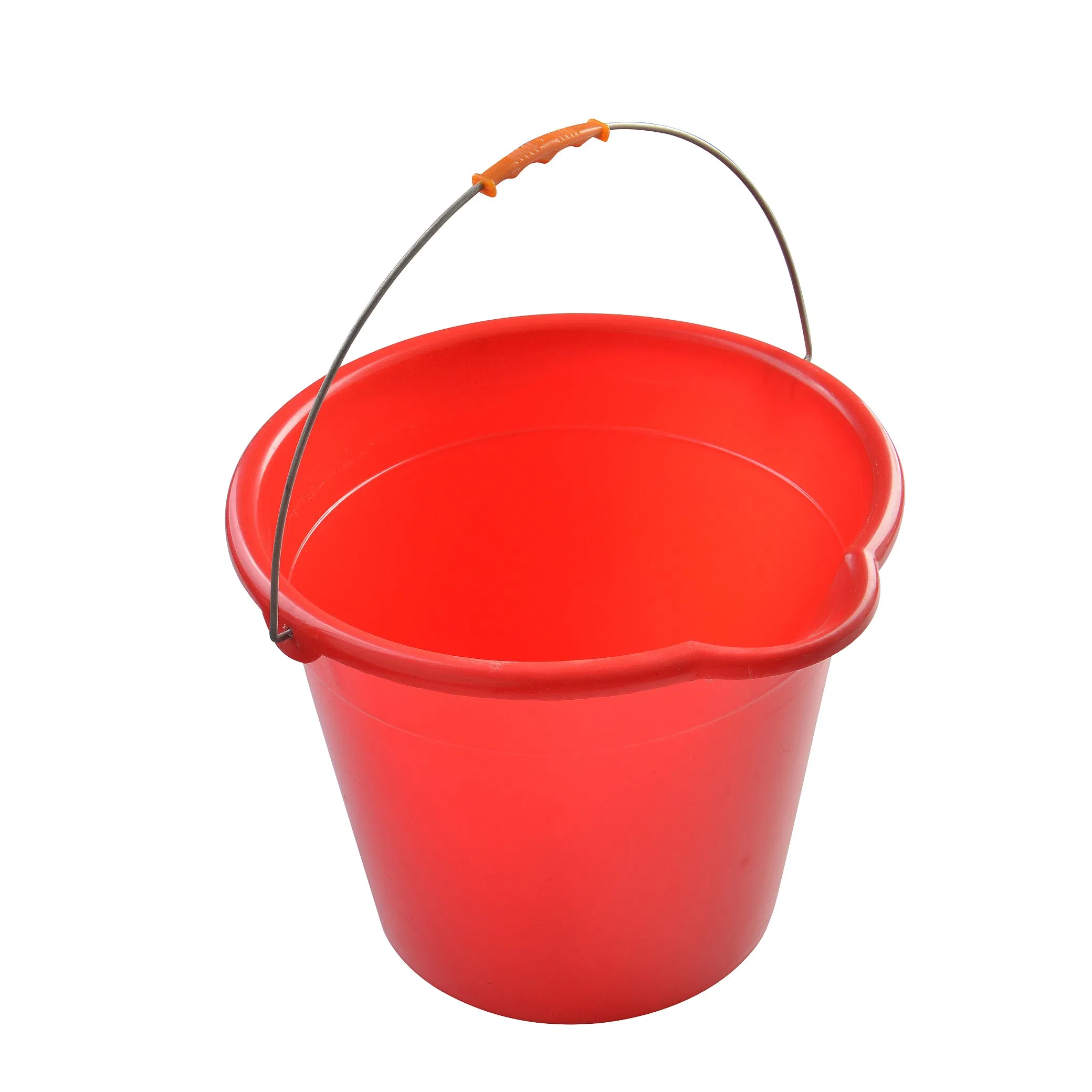 Heavy-Duty Invincible Corrosive-Resistant Round Bucket 12L Plastic Cleaning Bucket Plastic Pail