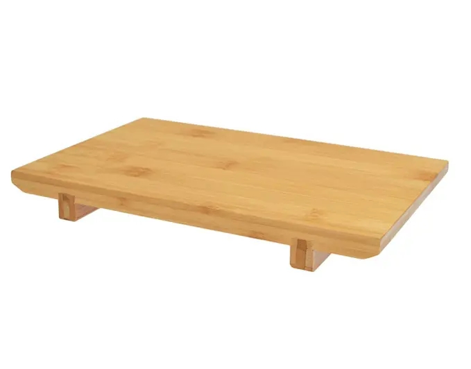 Eco-Friendly Bamboo Sushi Tray and Snack Platter