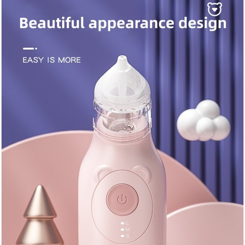Baby Nasal Aspirator with Adjustable Suction Levels for Clear Breathing