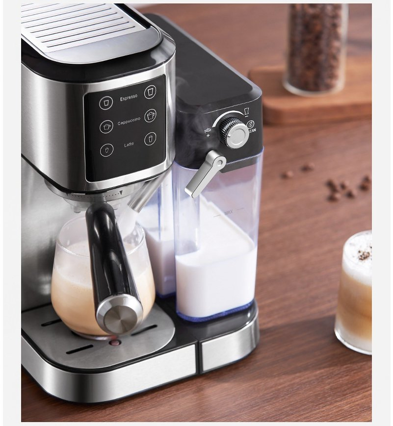 Italian High-Pressure Steam Coffee Maker for Home Use