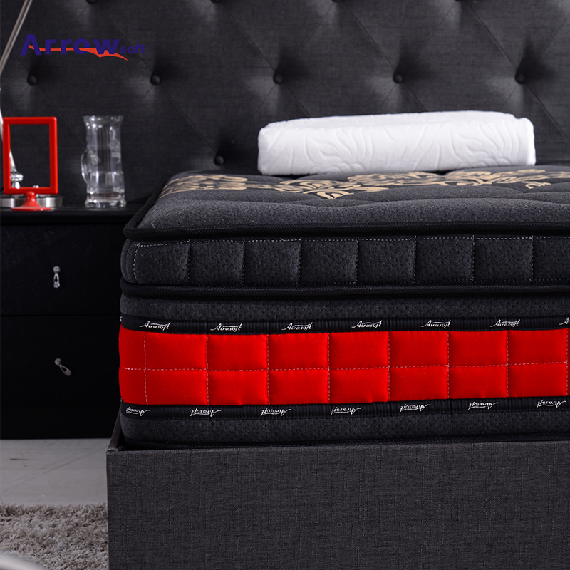 Natural Latex Jute Separate Pocket Quiet Spring Double Mattress