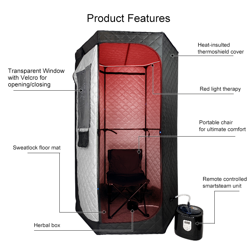 Reliable Wet Steam Sauna Portable Sauna Room Indoor Sauna Tent