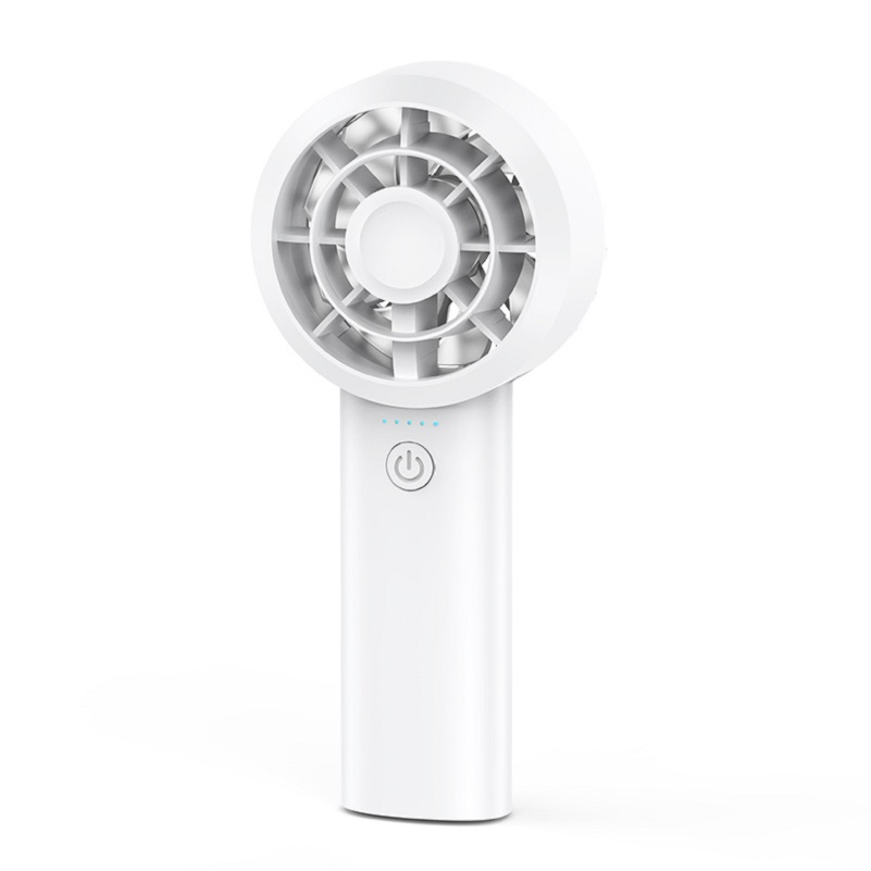 Portable Rechargeable Mini Handheld Fan 5-Speed Adjustable for Outdoor Use