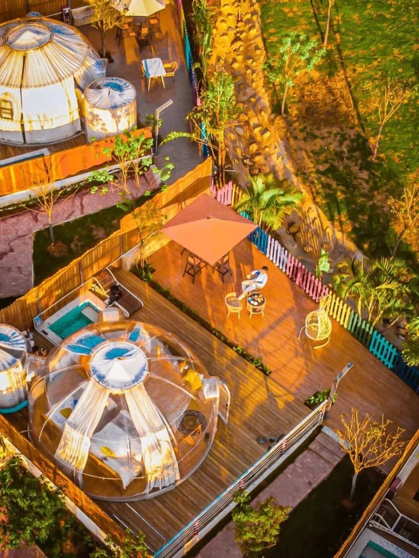 2024new Product Transparent Prefab Dome House Bubble Dome Room Star Room for Glamping