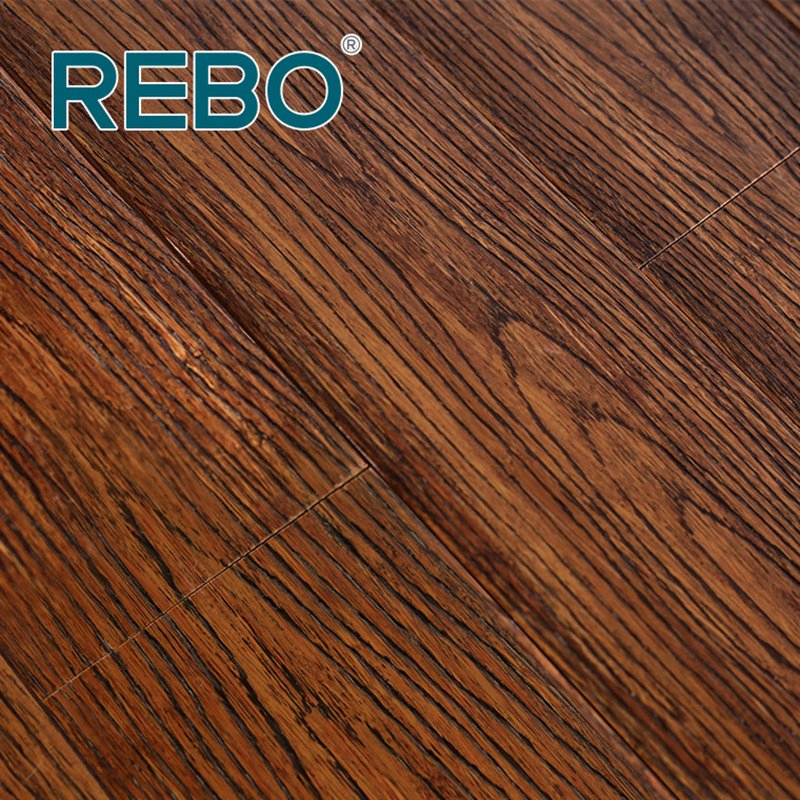 Водостойкий инженерный паркет из карбонизированного бамбука Click