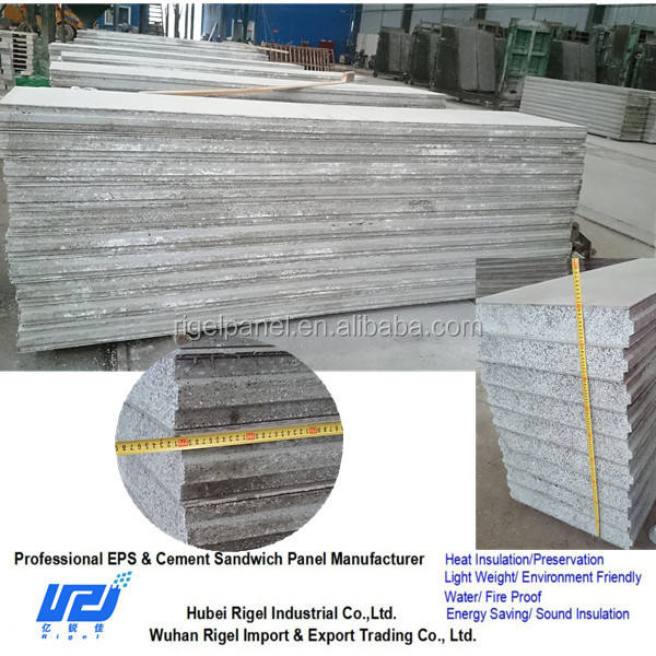 Cheap Building Material Construction Materials Precast Concrete Fence EPS Sandwich Wall Panel Wall Decor