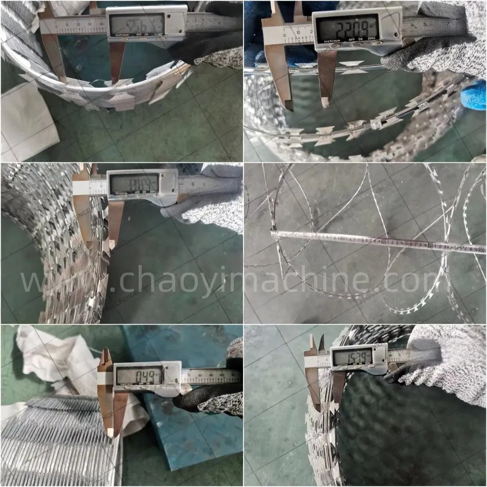 Galvanized Concertina Bto-22 730 mm Razor Barbed Wire, Stainless Steel From Chinese Factory