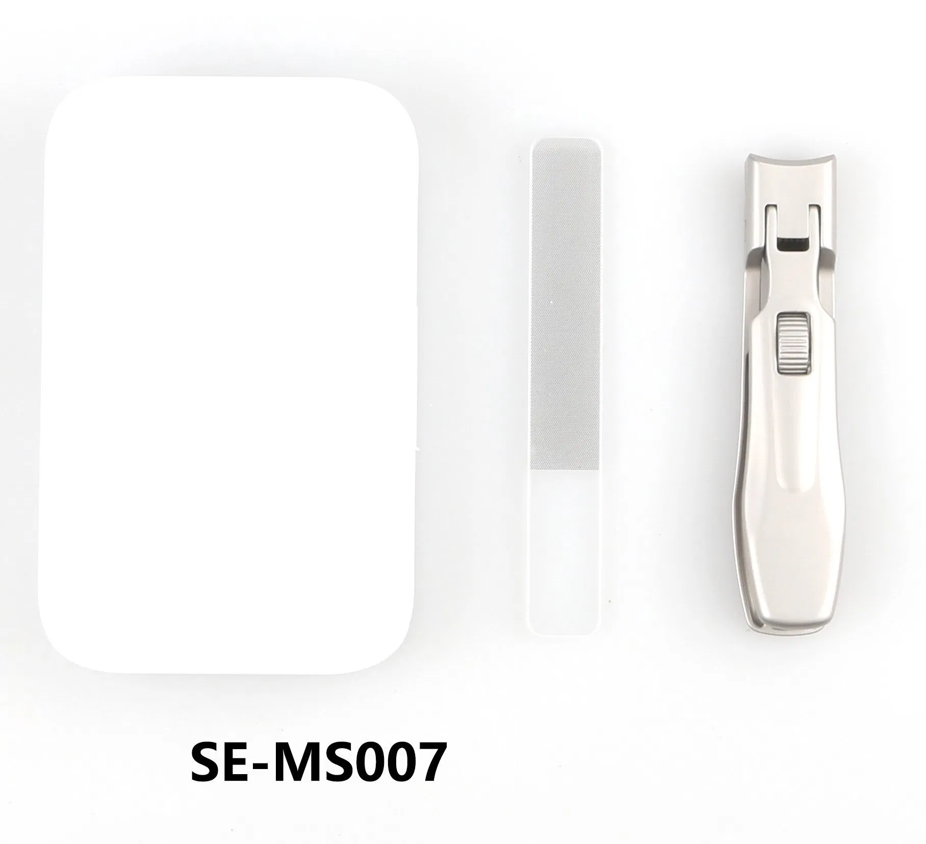 2PCS Delicately Manicure Set with Flat Mouth Nail Clippers Factory Price (SE-MS007)