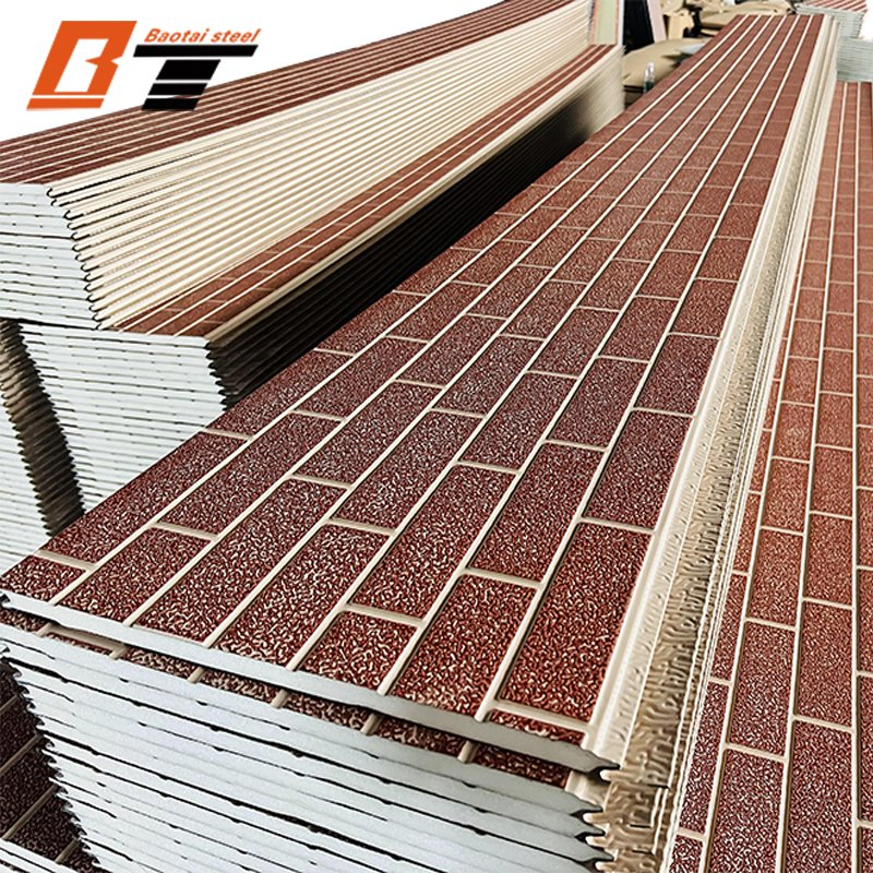 Color Steel Metal EPS Sandwich Panels for Walls and Roofs