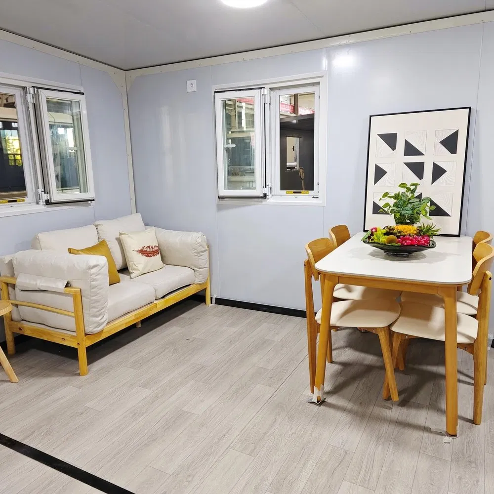 Heat Insulation Foldable Prefab Container House Convenient Single Expandable Container House