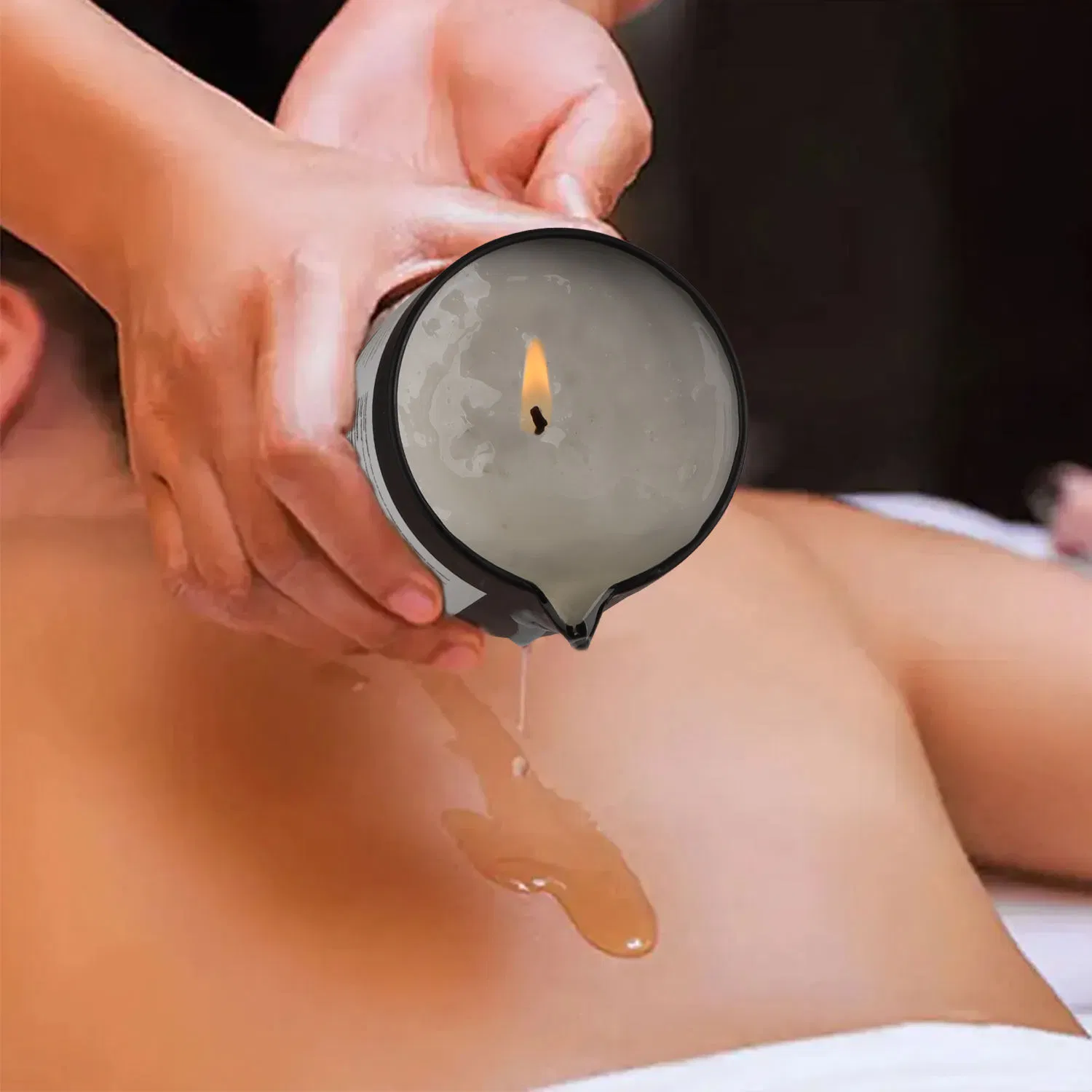 Soothing Natural Massage Candles with Plant Extracted Essential Oils