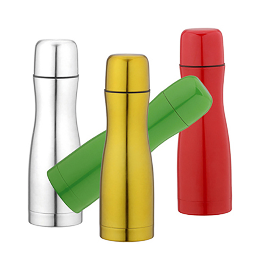 Wholesale Double Wall Stainless Steel 18/8 Vacuum Flask Waist Shape